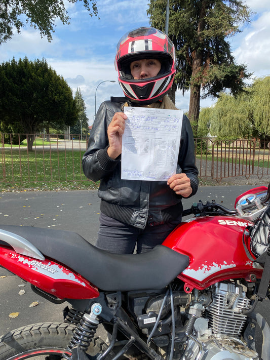 Arriendo de moto PRUEBA PRACTICA CLASE C -TEMUCO