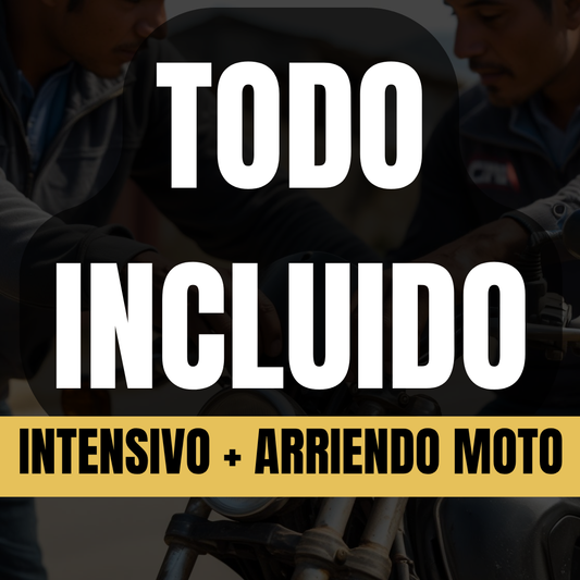 🏍️ Curso Intensivo + Arriendo de Moto – Servicio TODO INCLUIDO