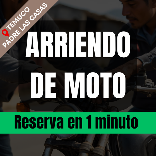 Arriendo de moto PRUEBA PRACTICA CLASE C -TEMUCO