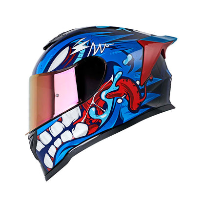 Casco Integral HRO 506 Mask Negro Azul