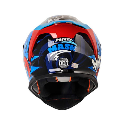 Casco Integral HRO 506 Mask Negro Azul
