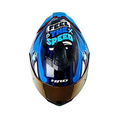Casco Integral HRO 506 Mask Negro Azul