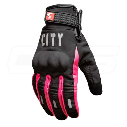 Guantes Madbike City mujer Rosa