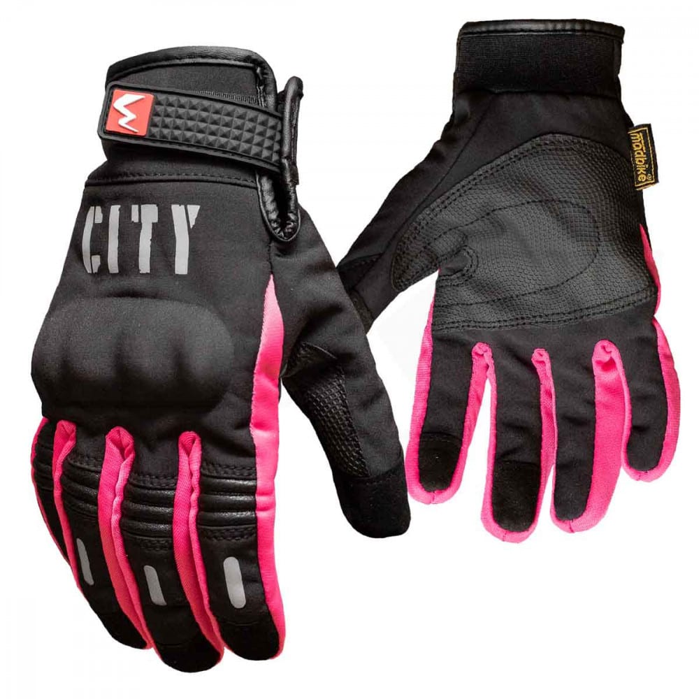 Guantes Madbike City mujer Rosa