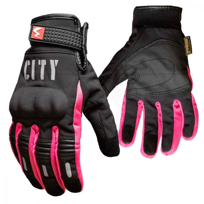 Guantes Madbike City mujer Rosa