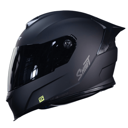 Casco Integral Shaft 502 SP Solid Negro Mate acreditado