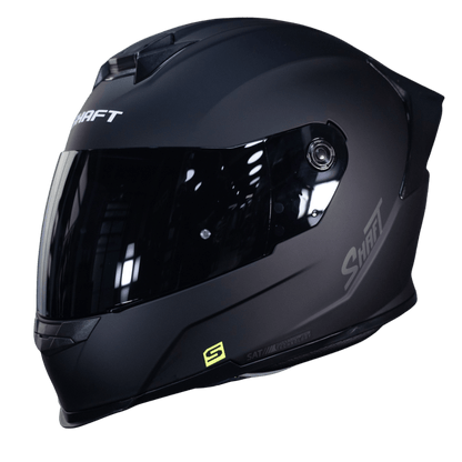 Casco Integral Shaft 502 SP Solid Negro Mate acreditado