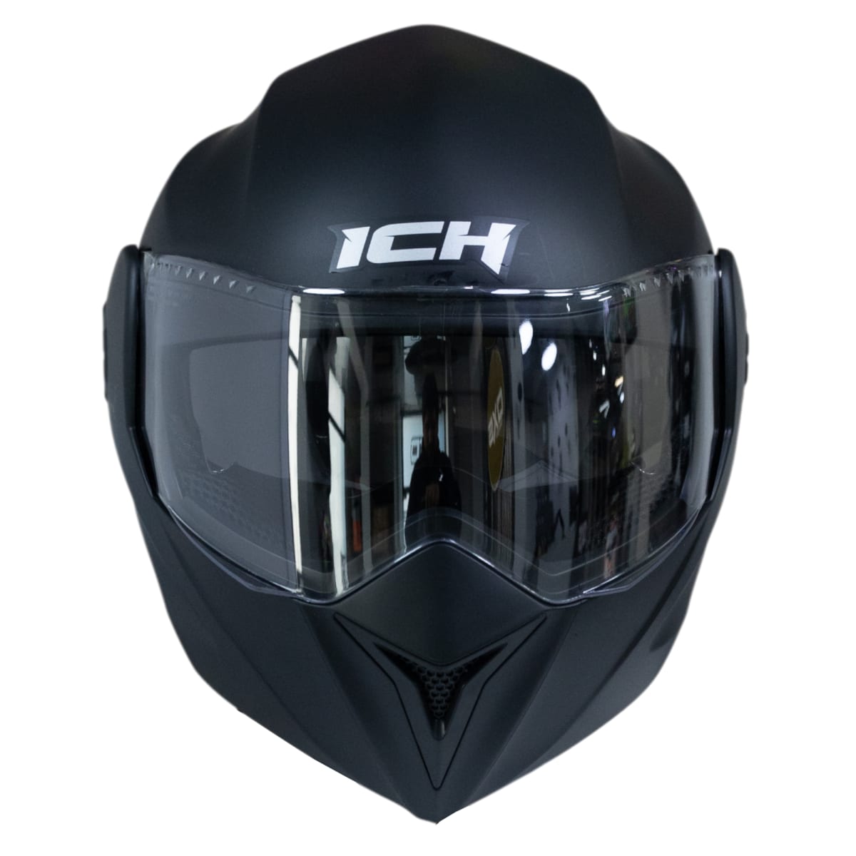 Casco Abatible ICH 3110 Junior Solid Negro Mate