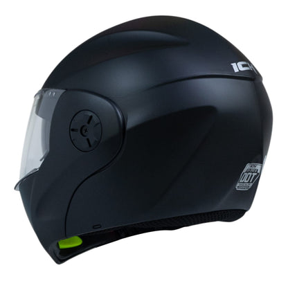 Casco Abatible ICH 3110 Junior Solid Negro Mate