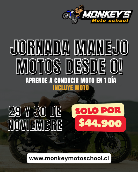 🏍️ ¡Jornada Especial Monkey Moto School!